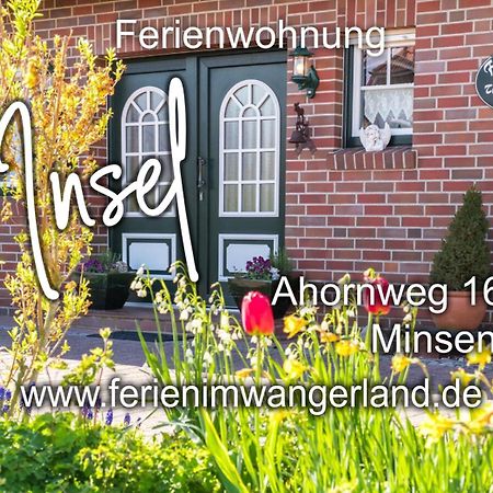 Ferien Im Wangerland Ferienwohnung Insel Minsen Schillig Hund Pool Sauna Esterno foto