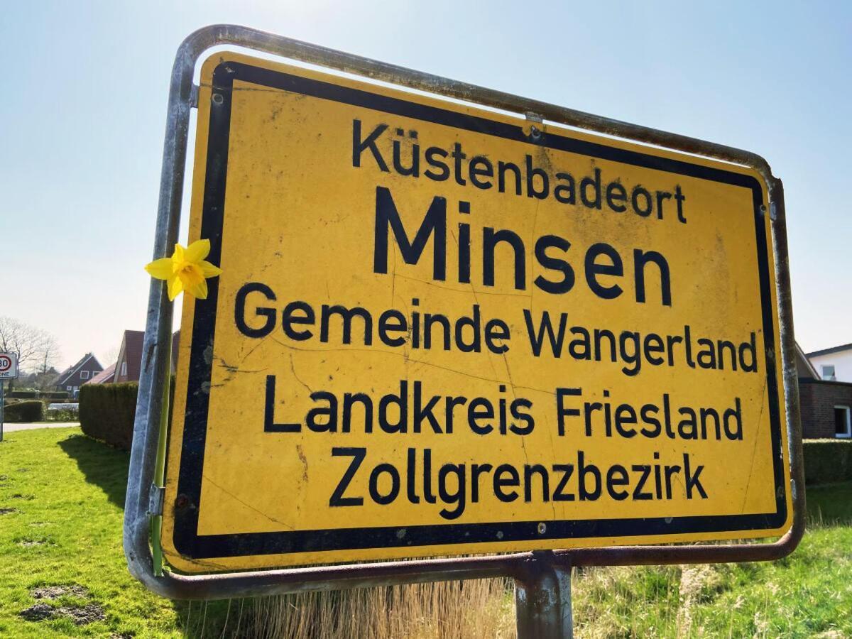 Ferien Im Wangerland Ferienwohnung Insel Minsen Schillig Hund Pool Sauna Esterno foto