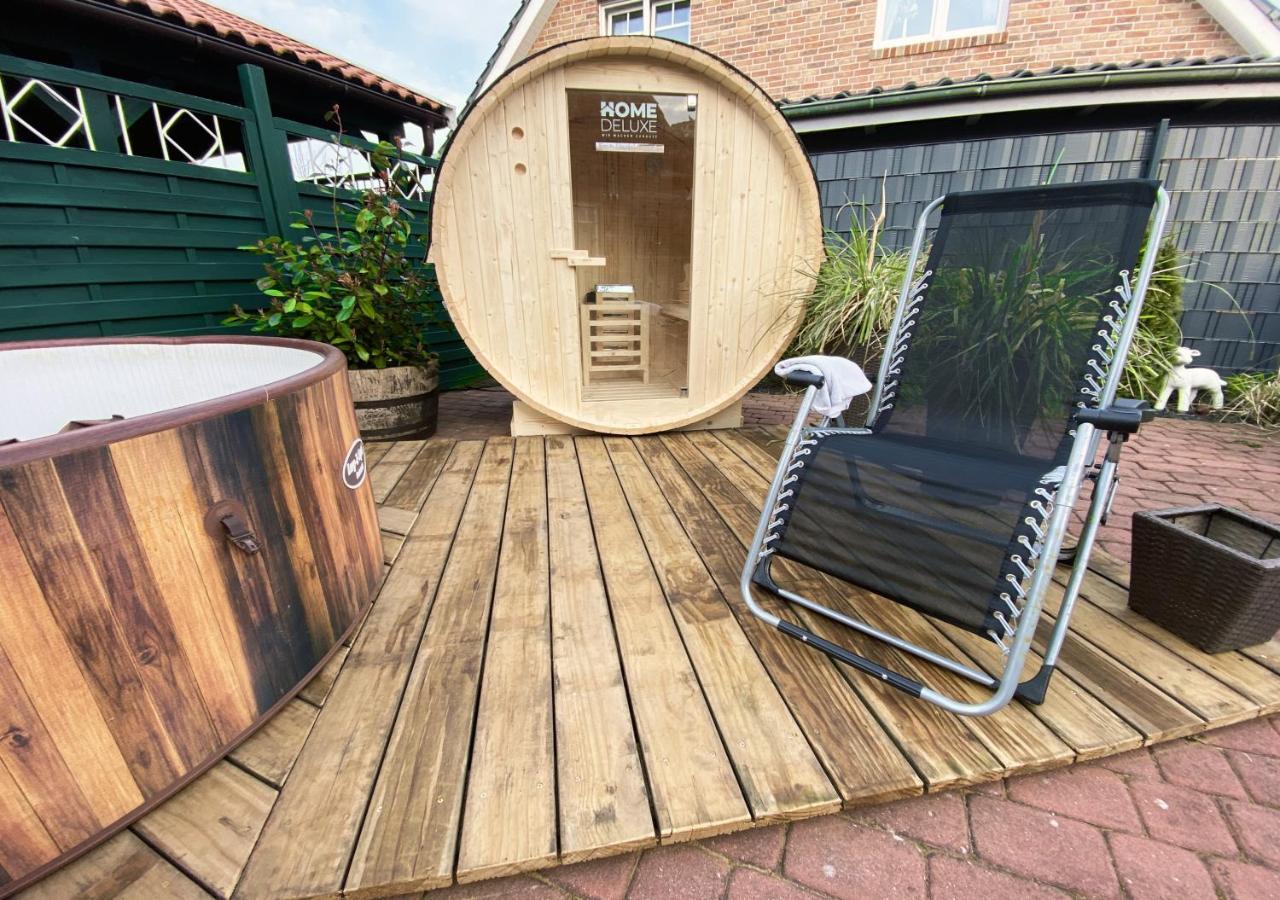 Ferien Im Wangerland Ferienwohnung Insel Minsen Schillig Hund Pool Sauna Esterno foto